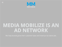 Tablet Screenshot of mediamobilize.com